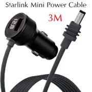 Plug-N-Play Power Cable Cigarette Lighter Adapter DC12-24V For Starlink Mini New