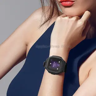 Fitbit Versa 3 橡膠錶帶金屬擋板保護帶, 適用於 Fitbit Sense 修改套件套裝
