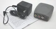 RCA COMPOSITE VIDEO/AUDIO RF MODULATOR TO CHANNEL 3 OR 4 DVD GAME CONSOLES CATV