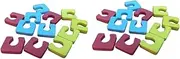 SOESFOUFU 2sets Toe Separators Toe Spacers Sponge Manicure Nail Art Tools 144pcs*2 Random Color