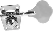 QUMIIRITY Bass Guitar Tuner Pegs Open Tuning Mechanism Acoustic Guitar Tuning Keys Silver Right Hand Button