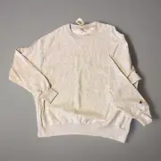 Champion Reverse Weave Crew Neck Sweatshirt Mens 2XL NWT GRAY BLANK Classic