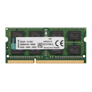 Kingston 金士頓 KVR16LS11/8 DDR3L 1600 8G 低電壓筆記型記憶體 8GB 1.35V