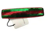 NWT 100% AUTH Gucci Kids Sequin Green/Red/Green Web Headband 473601