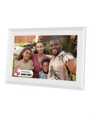 [Liyfe] 10.1 Wifi Photo Frame with Frameo in White LF576W
