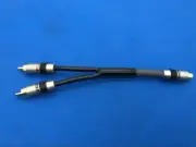 Monster RCA Female to 2 RCA Male Jack Car Home Audio CD Player Amplifier Cable