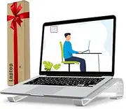 Laptop Riser for Desk, Laptop Stand, Ergonomic Aluminum Computer Stand for Laptop, Ventilated Notebook Stand Compatible with MacBook Air Pro, Dell XPS, HP, More 11-17.3 Inches Work from Home