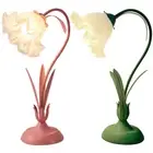 Atmosphere Sense Bedside Table Light French Romantic White Glass Decorative Lamp