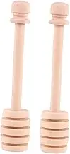 LALADEFIEE 8 Pack Wooden Stirring Sticks Beekeeping Stick for Honey Food-Safe Easy to Clean Reuse