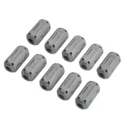 Noise Suppressor Ferrite Clips 10 Pack for USB and Headphone Cable Management