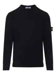 [Stone Island] Stone Island-Maglione Dolcevita In Lana A Coste-Uomo L