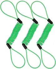 GANAZONO 3Pcs Bike Reminder Rope Theft Lock Wire for Motorcycle Bicycle Security Durable Cable with Strong Tensile Strength Convenient Reminder for Safe Locking