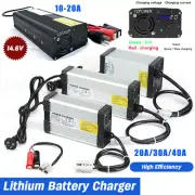 Lithium AC/DC 10A/20A/30A/40A 14.6V Battery Charger For 12V Lithium Iron LiFePO4