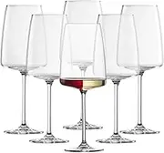 Schott Zwiesel Tritan Crystal Glass Sensa Collection, Red Wine Glass, Set of 6, 18.1 Ounce