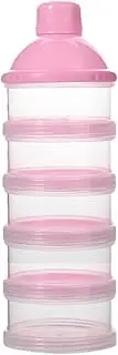 Formula Container - Powder Formula Dispenser, Formula Storage Container | Portable Milk Powder Kids Snack Container, Stackable 5-Layer Formula Container Non-Spill Design for Travel