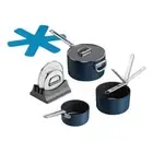 3pc Joseph Joseph Space Folding Handle Nonstick Saucepan w/Lid Cookware Set