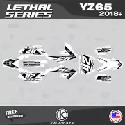 Graphics Kit for YAMAHA YZ65 (2018-2023) Lethal Series - White