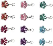 [HAWILLOSCH] Diy Jewelry Accessories 12pcs Lobster Clasp Pendants Versatile for Necklace Earring Bracelet