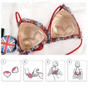 Silicone Bra Inserts, Clear Gel Waterproof Enhancers Push Up Breast Inserts Bra Pads For Swimsuits & Bikini