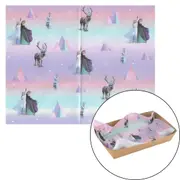 Frozen 2 Grease Proof Paper Plate / Tray Liners (8 Sheets)