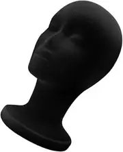 EXQUIMEUBLE Polystyrene Wig Stand Mannequin Head Hat Stand Fashionable Functional Hat Display