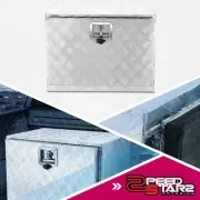 Silver Aluminum Truck Pickup Trailer Tool Box w/ T-Bar Lock&Keys 24"x18"x17.7"