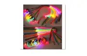 LED Lighted Flash-Static Pet Dog Collar & Leash - Green or Blue