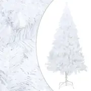 NNEVL Artificial Christmas Tree with Thick Branches White 210 cm PVC