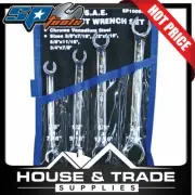 SP Tools Spanner Set 4 Piece SAE Imperial Flare Chrome Vanadium Wrench SP10094