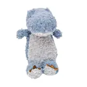 Urban Brand Curly Dinosaur Baby/Toddler Soft Animal Cuddle Toy 18cm Blue