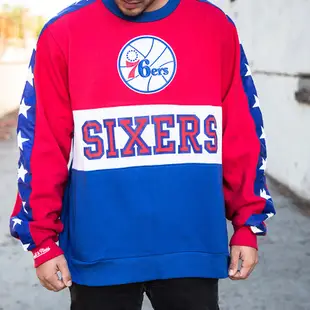 NBA Leading Scorer Fleece 大學Tee 76人 紅白藍