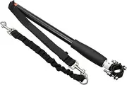 Dog Pet Leash for Bike Exercise Hands Bike Walk Run Attachme Accessory Black