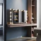 Makeup Mirror Large Vanity Light Mirror with Dimmable LED Bulbs 1000x700mm