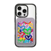 Snappy MagSafe Wallet Snappy™ BioVeg Wallet MagSafe Compatible Rainbow Electric Love by Corey Paige Designs