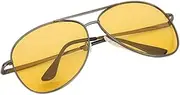 [Serlium] Classic Vintage Polarized Sunglasses, Sun Glasses UV400 Polarized Lens Anti‑UV Fashionable Strong Light Protection Glasses