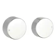 Mondella Chrome Resonance 1/4 Turn Textured Handle Wall Top Assembly