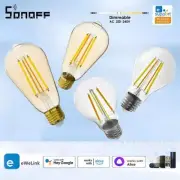 SONOFF B02-F Smart WiFi LED Filament Bulb E27 RGB LED Lamp Warm White Colorful D
