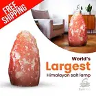 Large Salt Lamp Hand Carved Pink Largest Lamp 44'' 800 lb - Premium Air Purifier