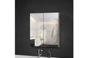 Cefito Bathroom Mirror Cabinet 600x720mm Oak