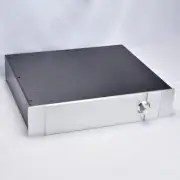 Power Amplifier Case Aluminum Chassis Pass DIY HiFi Project Case W430 H90 L362