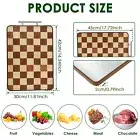 Wood Cutting Board Wood Cutting Board with Handle Chopping Board Double Untdb