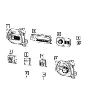 Genuine Mopar Transfer Case Switch 68370837AF