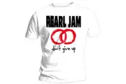 Pearl Jam - Don't Give Up Unisex Large T-Shirt - White