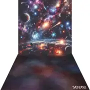 10'x20'CP Outer Space Heaven Scenic Microfiber Fabric background backdrop SD202
