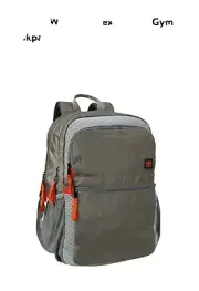 Athletic Works Unisex Fitness Gym Backpack, Gray