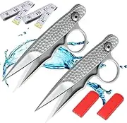 Premium Tailor Scissors, Rust - Resistant Microcrystalline Steel All - Purpose Shears for Sewing, Embroidery, Leather Craft. Ideal for Fabric Cutting, Thread Snips, Yarn & Fish Edge Trim (2 Sets)