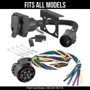 For 88-00 GMC C/K Truck 7 Pin Trailer Wiring Plug Fits All Models Curt 7 Prong