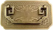 Gold Brass Knobs Door Handle Cabinet Drawer Pull,Thick Brass Handle Suitable for Drawer Dresser Cabinet(Color:Bronze,Size:10.5X6Cm),10.5X6Cm OneColor