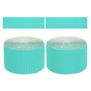 2Pcs 3.9inch x 164ft Bulletin Board Border, Sky Blue (1mm)