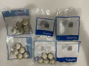 New Swagelok 20x SS-1212-1 + 20x SS-1214-1 + 20x SS-1213-1, 3/4" Nut + Ferrules